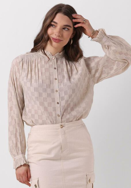 Sand NUKUS Blusen JENNA BLOUSE CHECK - large