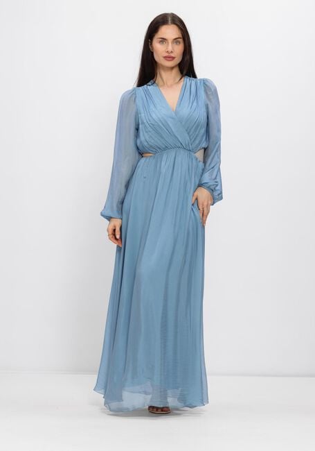 Blaue FREEBIRD Maxikleid F-WV-SILK-VIS-26-1 - large