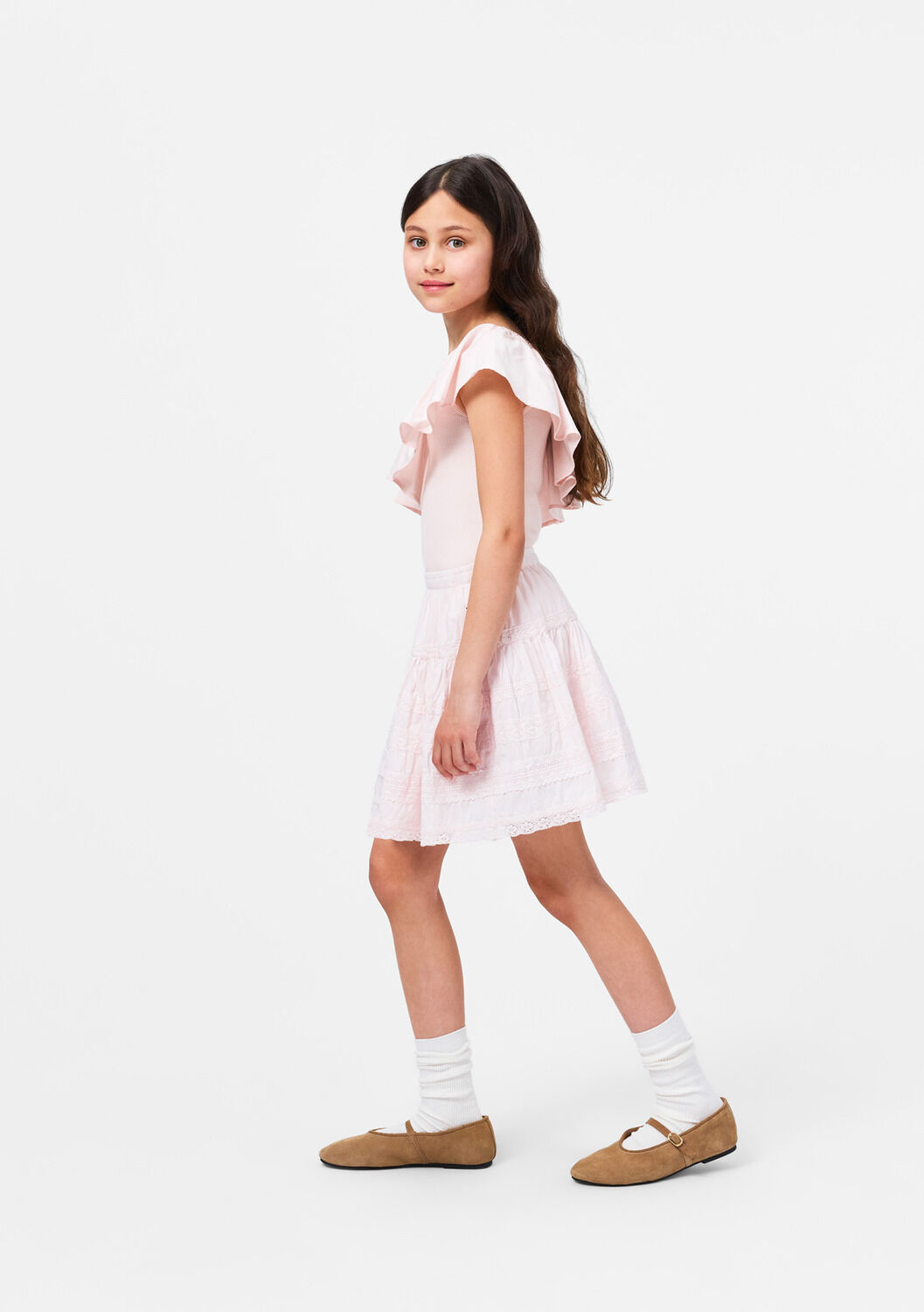 Hell-Pink MOLO Top REBECCA - large