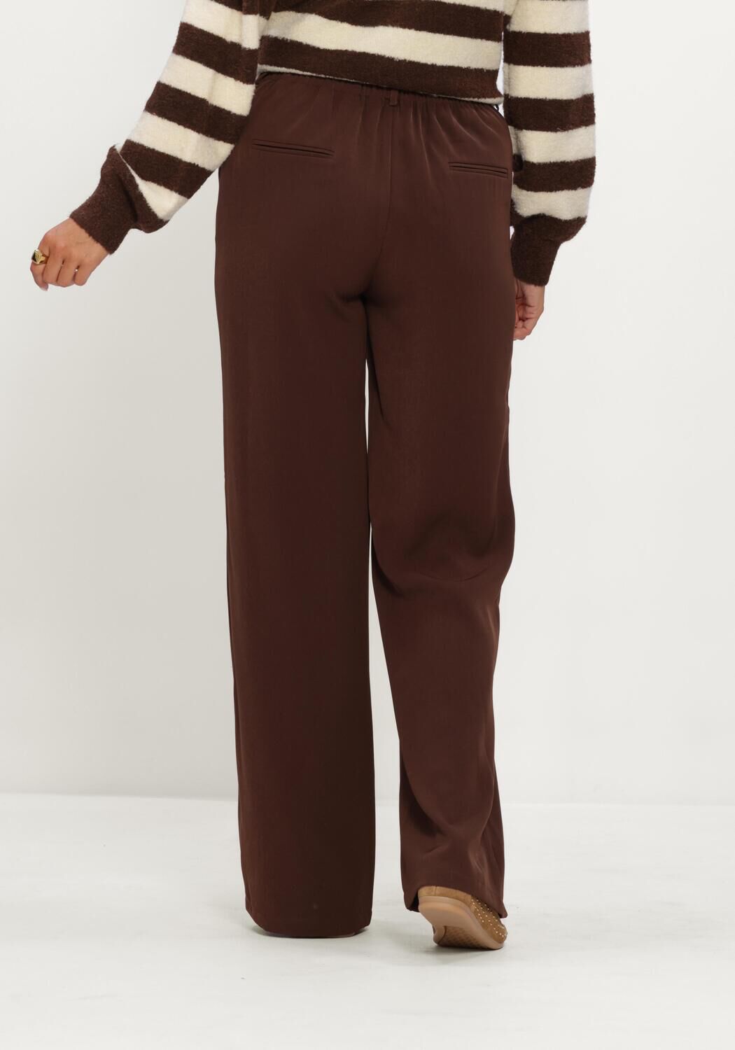 Braune YDENCE Weite Hose PANTS SOLANGE - large