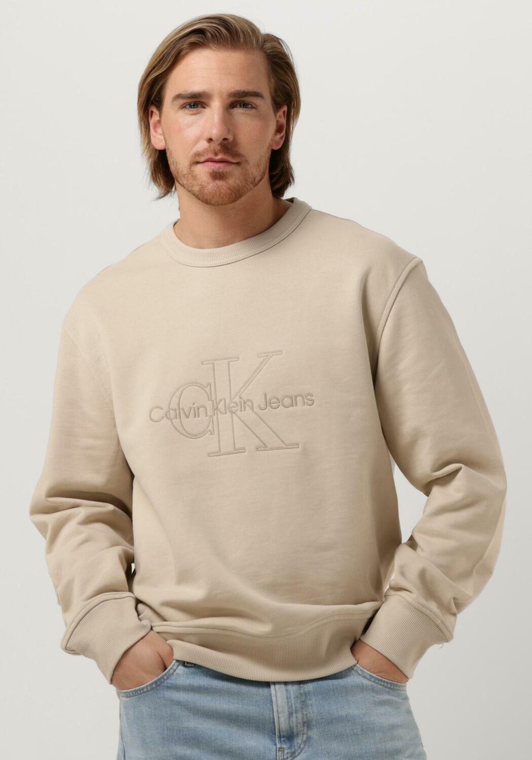 Washed crew neck sweatshirt outlet