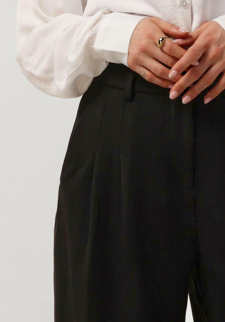 Schwarze MSCH COPENHAGEN Hose MSCHHENRIKA HW PANTS - large