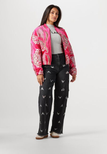 Rosane ALIX THE LABEL Jack LADIES WOVEN FANCY VELVET BOMBER - large