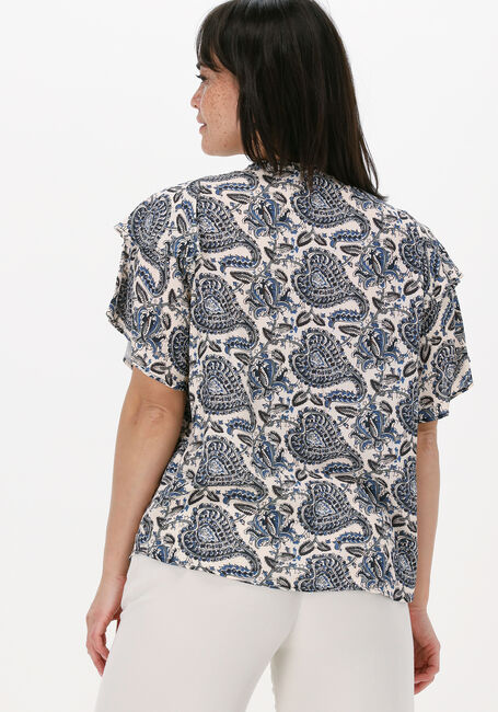 Blaue BY-BAR Top ELIN PAISLEY BLOUSE - large