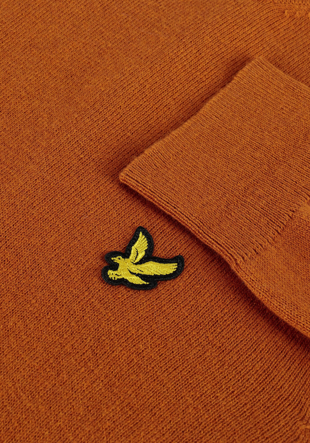 Orangene LYLE & SCOTT Rollkragenpullover ROLL NECK JUMPER - large