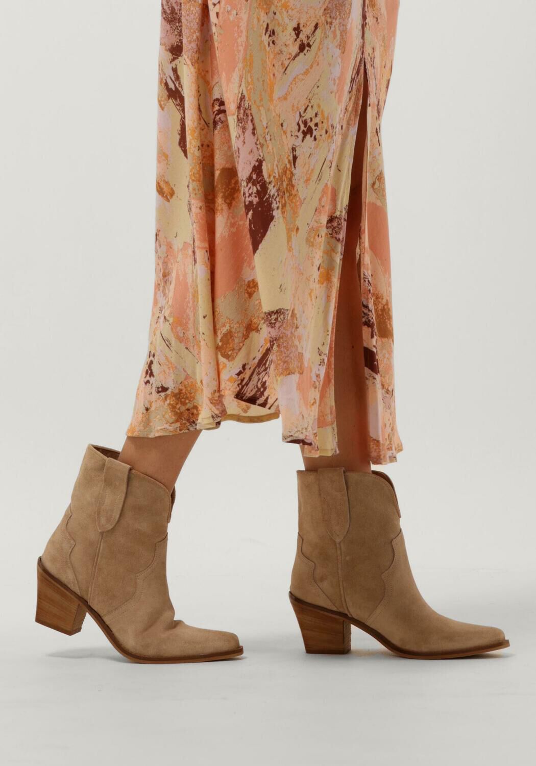 Beige NOTRE-V Stiefeletten 06 371 - large