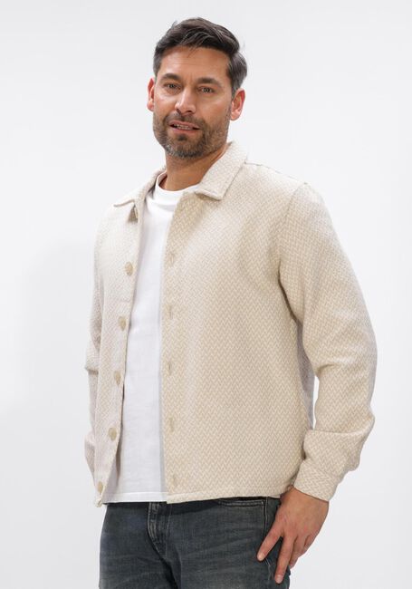 Beige PURE PATH Overshirts TWO COLORED WEAVE OVERSHIRTS - large