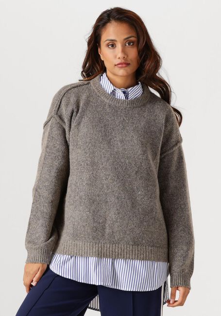 Graue MY ESSENTIAL WARDROBE Sweatshirt PALOMAMW KNIT PULLOVER - large