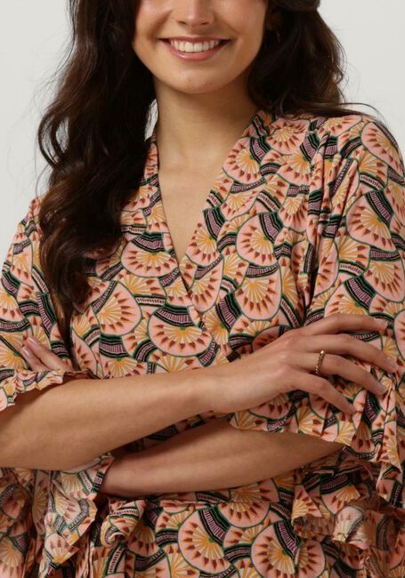 Rosane COLOURFUL REBEL Maxikleid ALICE GRAPHIC FAN MAXI WRAP DRESS - large