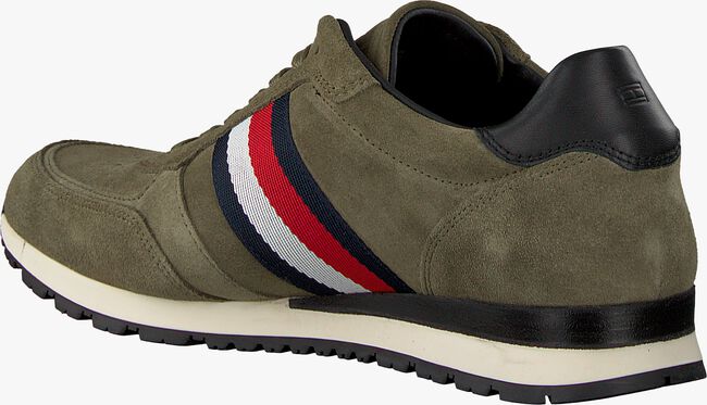 Grüne TOMMY HILFIGER Sneaker low LUXERY SUEDE RUNNER - large
