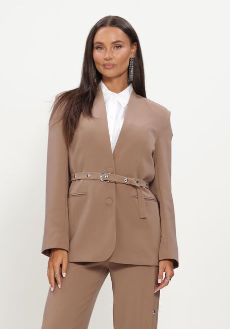 Braune DANTE6 Blazers ZERIN STUDDED BELT BLAZER - large