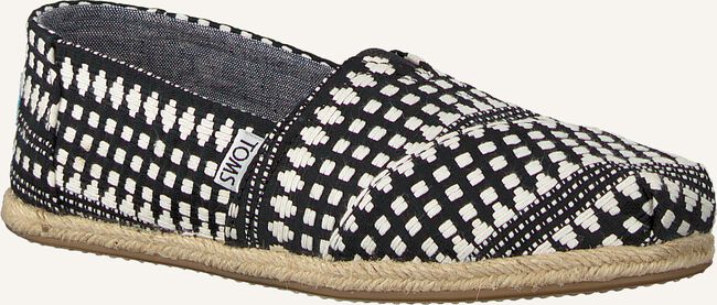 Schwarze TOMS Espadrilles CLASSIC ALPARGATA WM Schwarze TOMS Espadrilles CLASSIC ALPARGATA WM - large