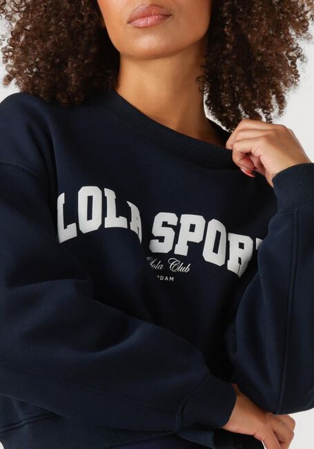 Dunkelblau THE LOLA CLUB Pullover JADE SWEATER - large