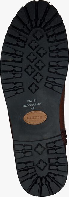 Cognacfarbene BLACKSTONE OM21 Hohe Stiefel - large