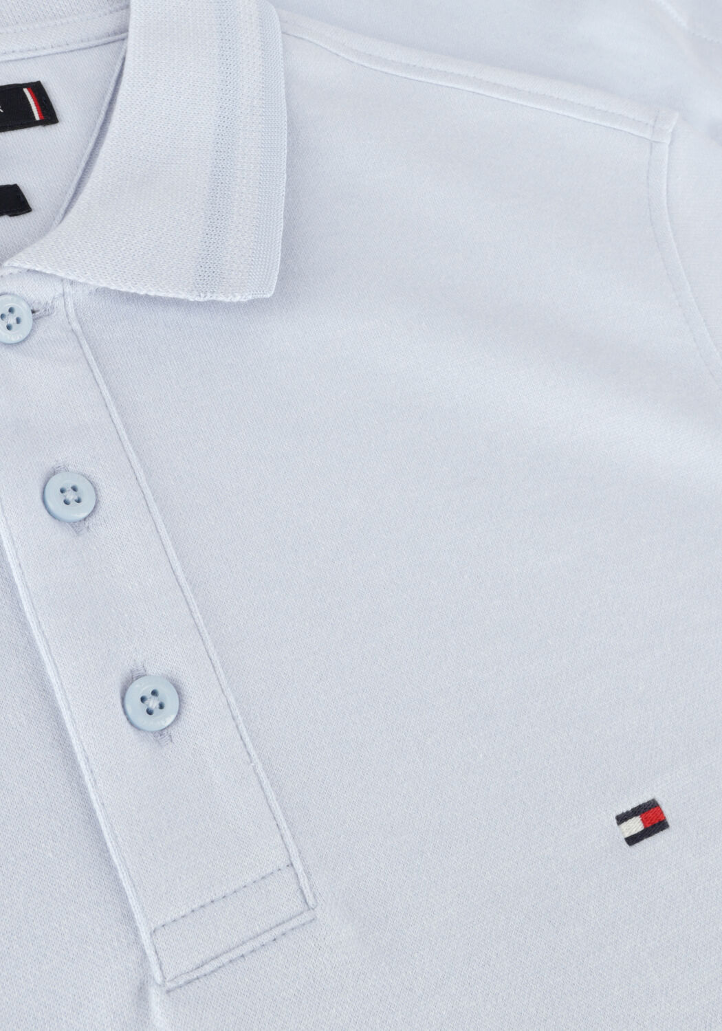 Hellblau TOMMY HILFIGER Polo-Shirt PRETWIST MOULINE SLIM FIT POLO - large