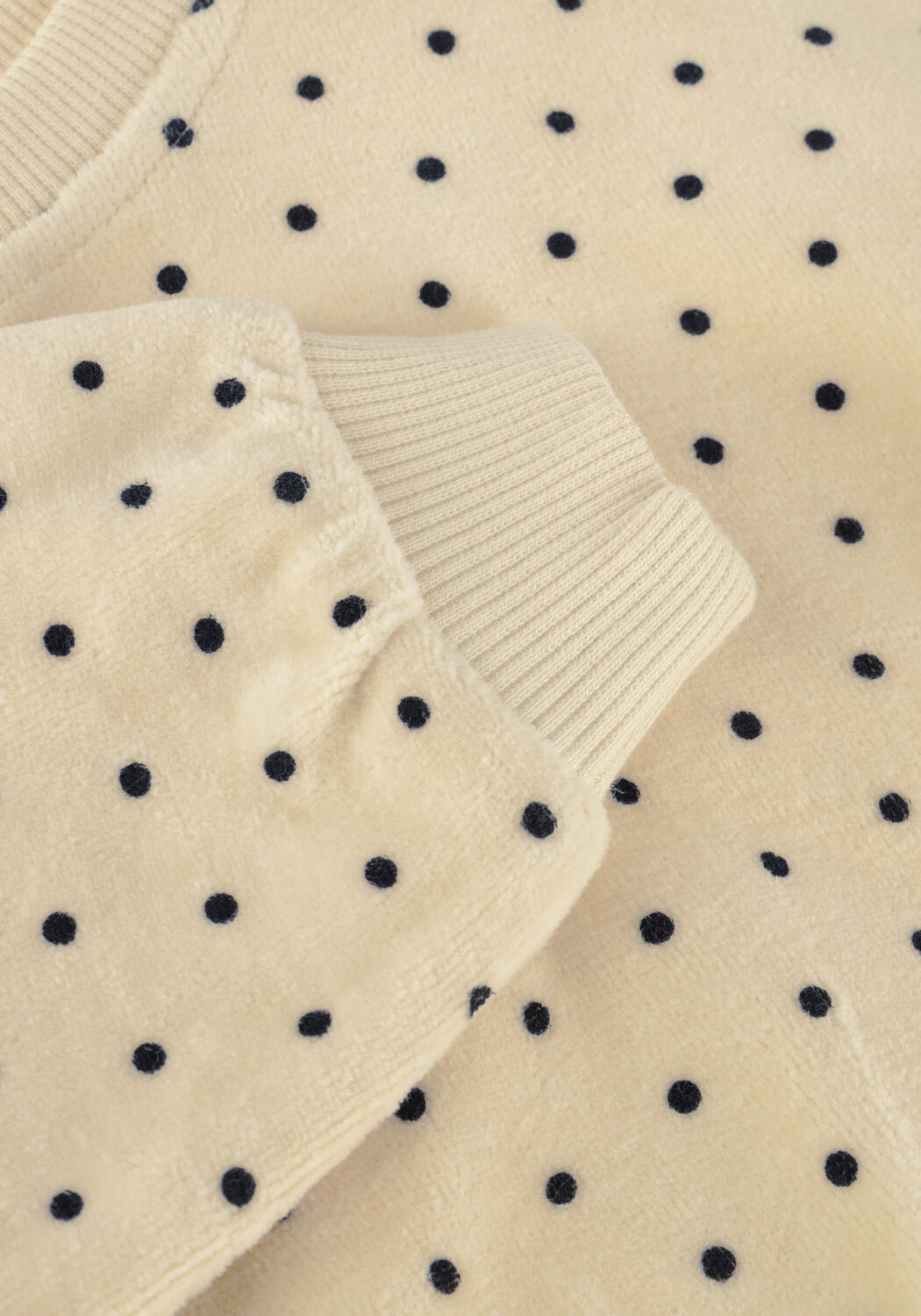 Beige QUINCY MAE Pullover VELOOUR RELAXED SWEATSHIRT - large