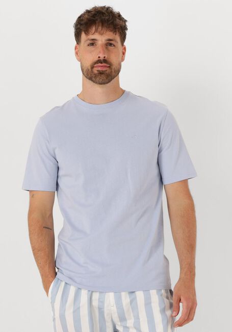 Hellblau SCOTCH & SODA T-shirt SEASONAL CORE - REGULAR FIT LO - large