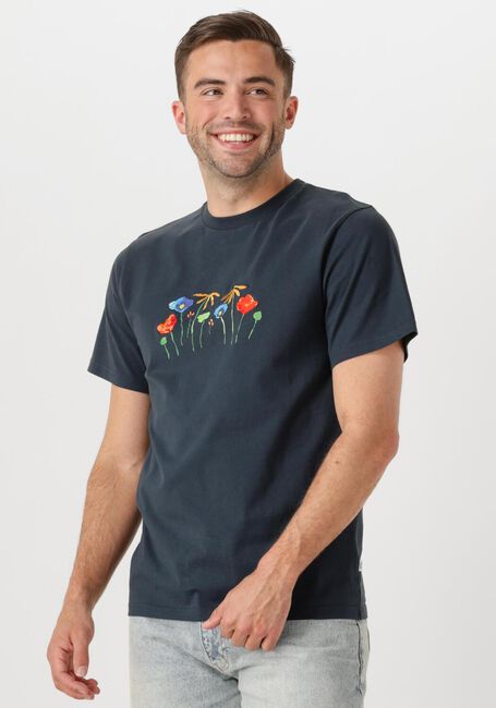 Dunkelblau FORÉT T-shirt BOTANIC T-SHIRT - large