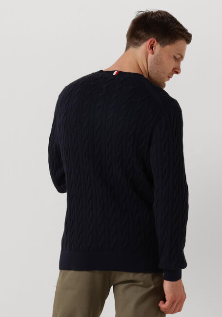 Dunkelblau TOMMY HILFIGER Pullover CLASSIC CABLE CREW NECK - large
