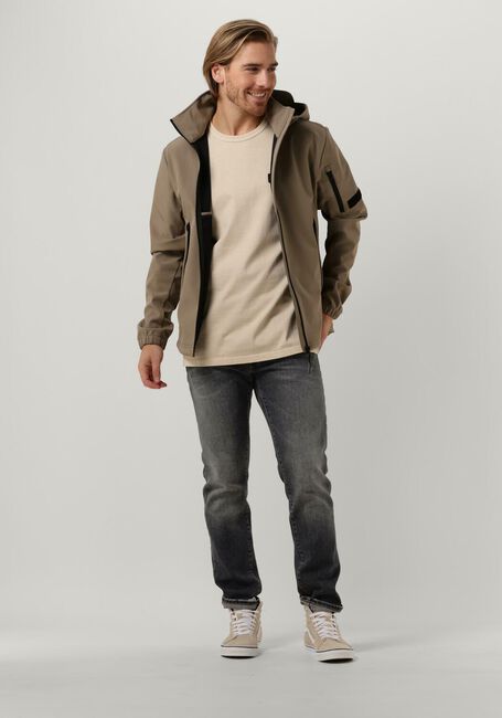 Braune BUTCHER OF BLUE Jack ROCKSIDE SOFTSHELL JACKET - large