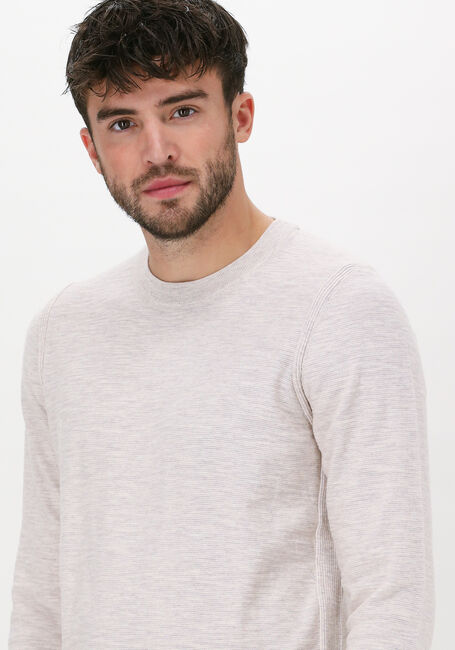 Nicht-gerade weiss DSTREZZED Pullover TURTLE NECK CABLE STRUCTURE NA - large