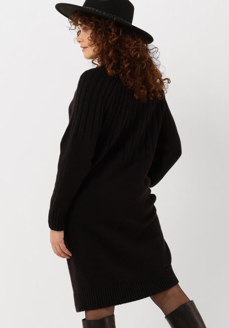 Schwarze SELECTED FEMME Midikleid NIMA LS KNIT DRESS CAMP - large
