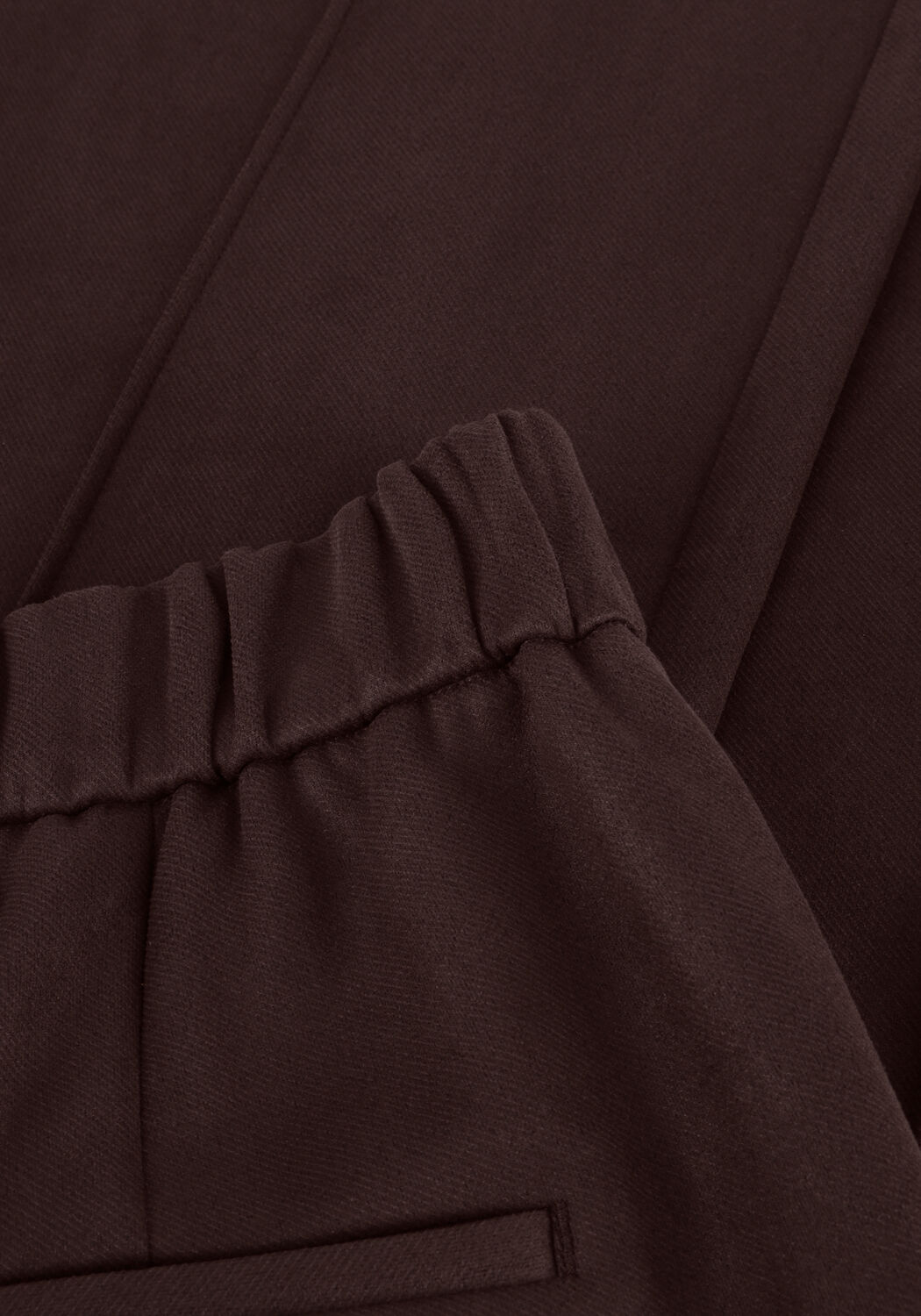 Braune NUKUS Schlaghose JILL PANTS SUEDINE - large