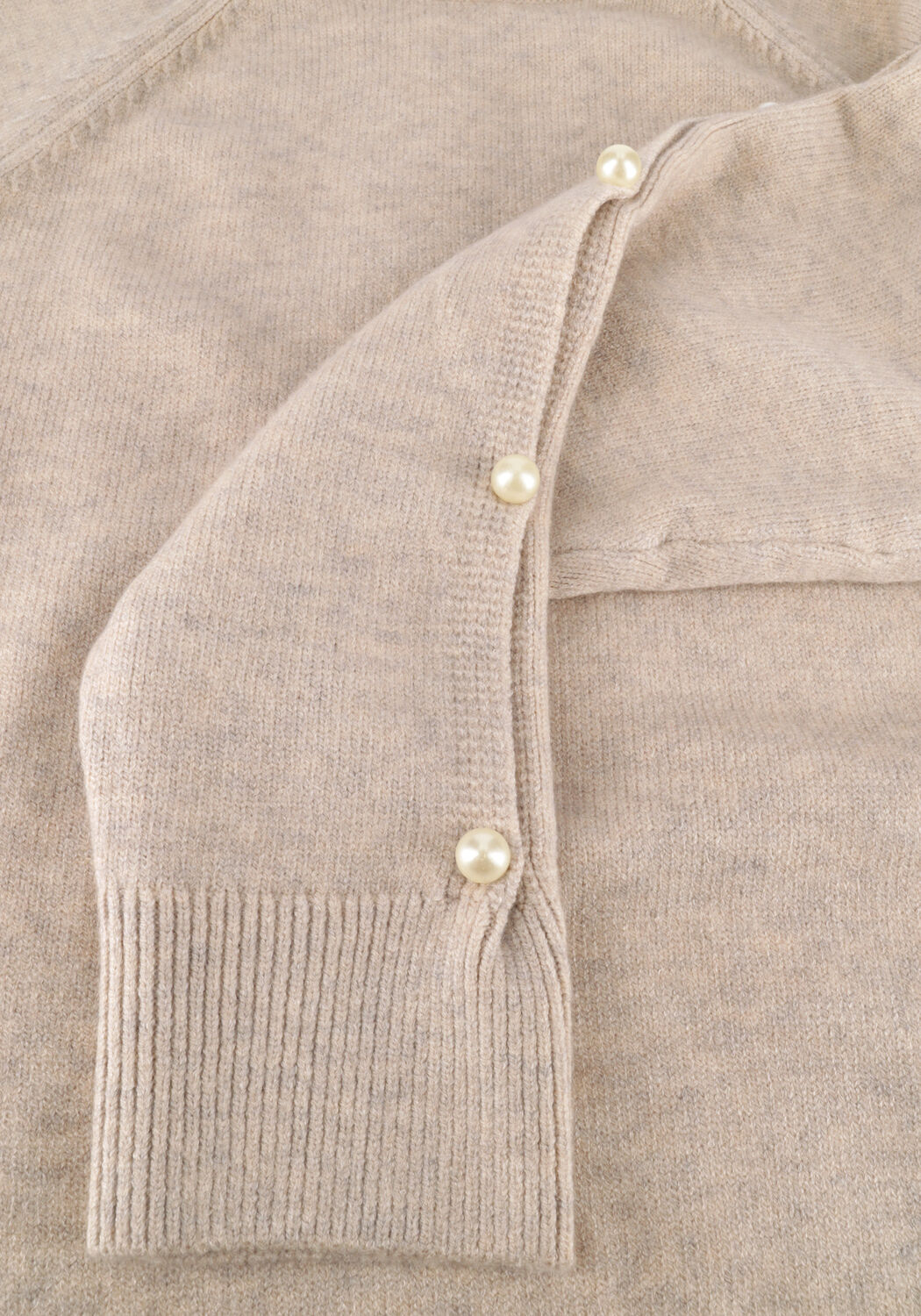 Beige CO'COUTURE Pullover & Cardigans ROWAN PEARL SLEEVE KNIT - large