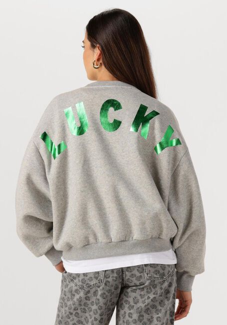 Graue BY-BAR Sweatshirt BIBI LUCKY CURVE SWEATER - large