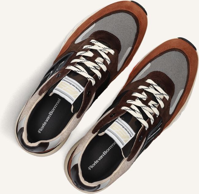 Braune FLORIS VAN BOMMEL Sneaker Low SFM-10154 DE TREENER Omoda
