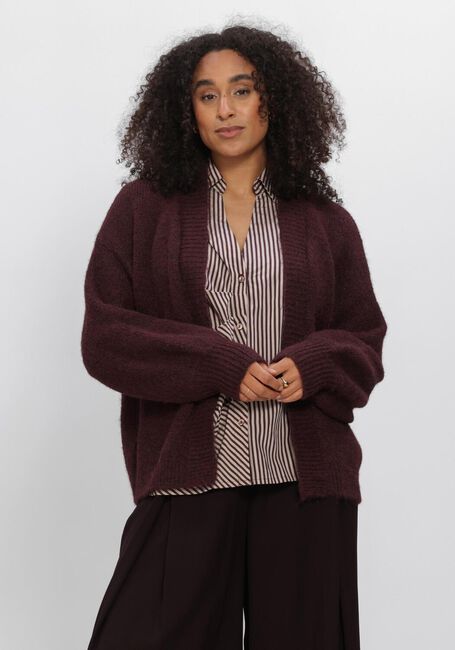 Bordeaux SUMMUM Strickjacke PUFF SLEEVE CARDIGAN COZY - large