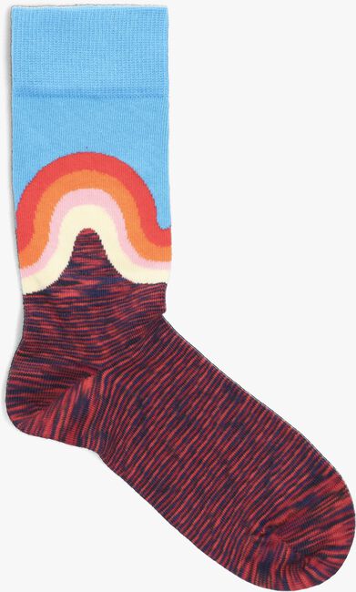 Rote HAPPY SOCKS Socken JUMBO WAVE - large
