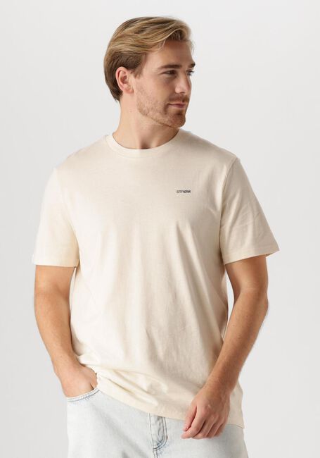 Beige STRØM Clothing T-shirt T-SHIRT - large