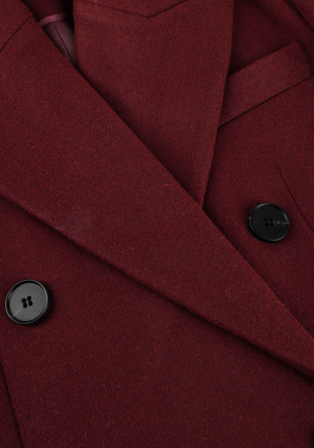 Bordeaux HAUTE L'AMITI&Eacute; M&auml;ntel LIDA TAILOR WOOL COAT - large