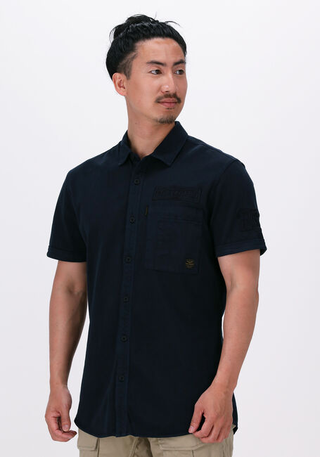 Dunkelblau PME LEGEND Casual-Oberhemd SHORT SLEEVE SHIRT CTN SINGLE JERSEY - large
