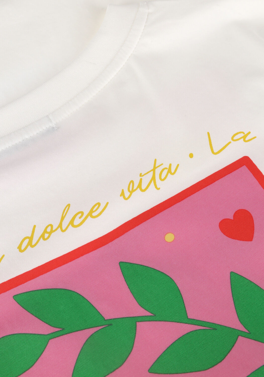 Wei&szlig;e YDENCE T-shirt T-SHIRT LA DOLCE VITA - large