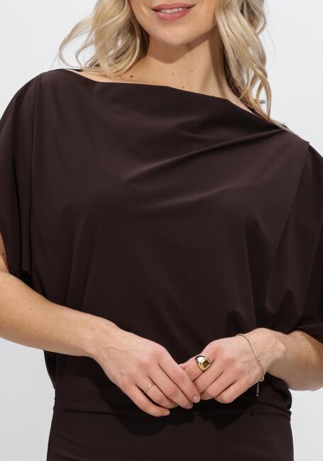 Braune STUDIO ANNELOES Maxikleid Ineke dress - large