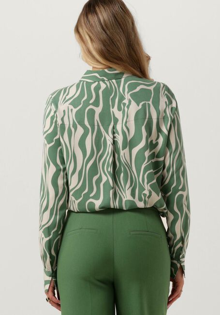 Grüne ANOTHER LABEL Blusen DREISER SWIRL SHIRT - large
