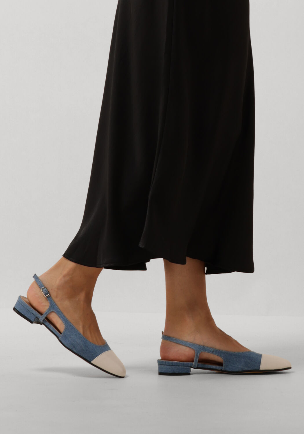 Blaue NOTRE-V Slingbacks 08-490 - large