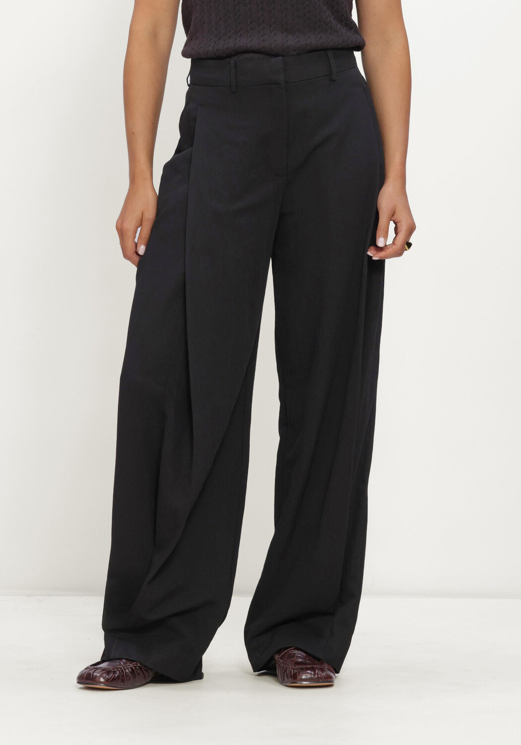 Schwarze COPENHAGEN MUSE Hosen CMTAILYN-PANTS - large