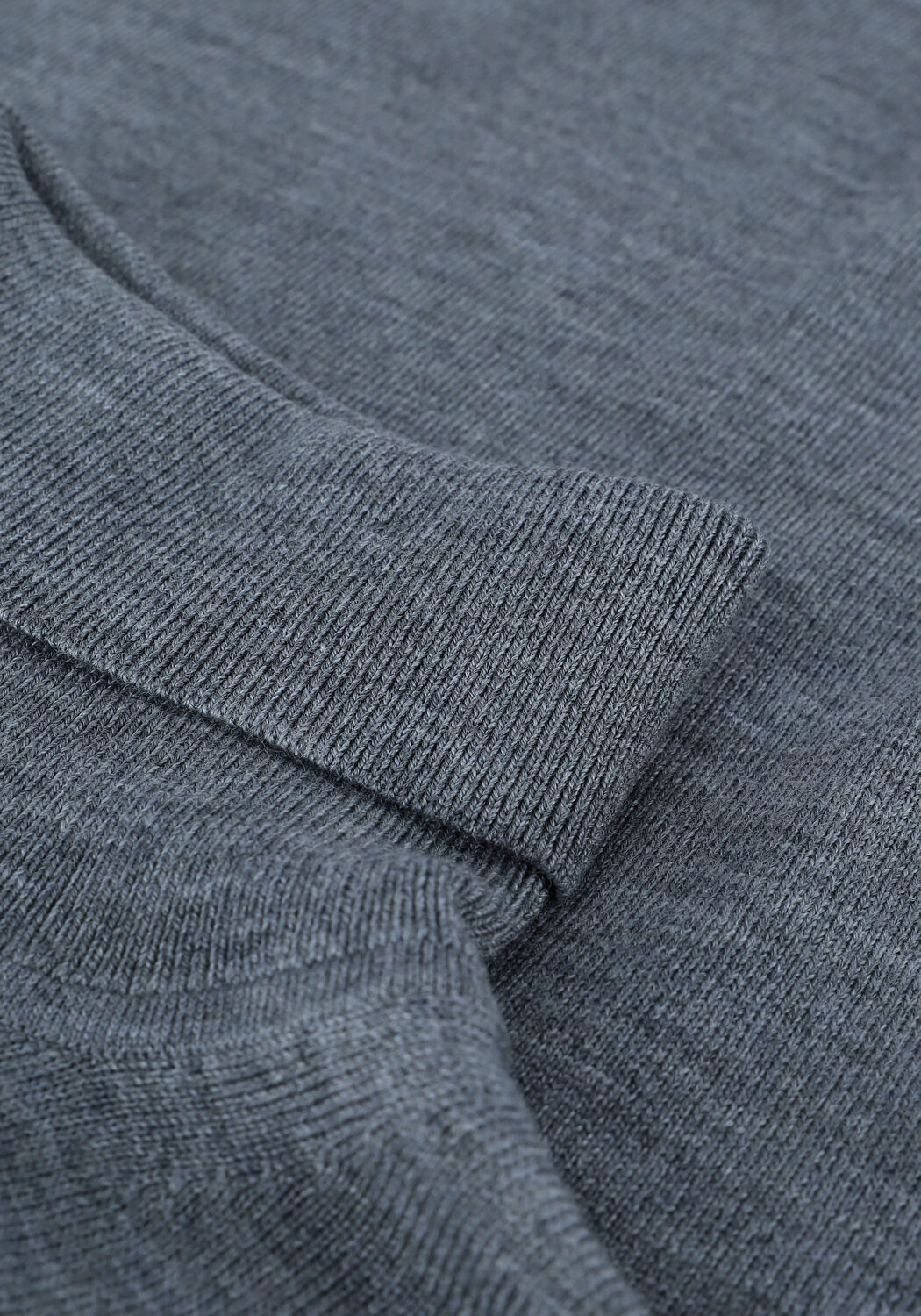 Graue CALVIN KLEIN Rollkragenpullover SUPERIOR WOOL TURTLE NK SWEATE - large