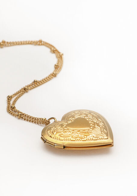 Goldfarbig NOTRE-V Kette KETTING MET HART - large