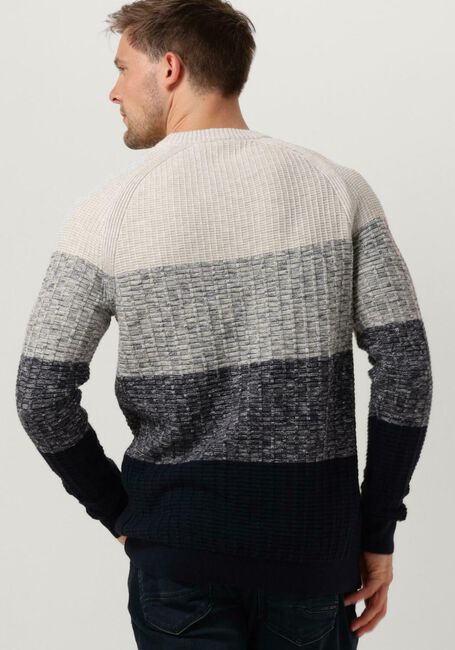 Dunkelblau CAST IRON Pullover CREWNECK CASUAL STRIPE CREWNECK - large