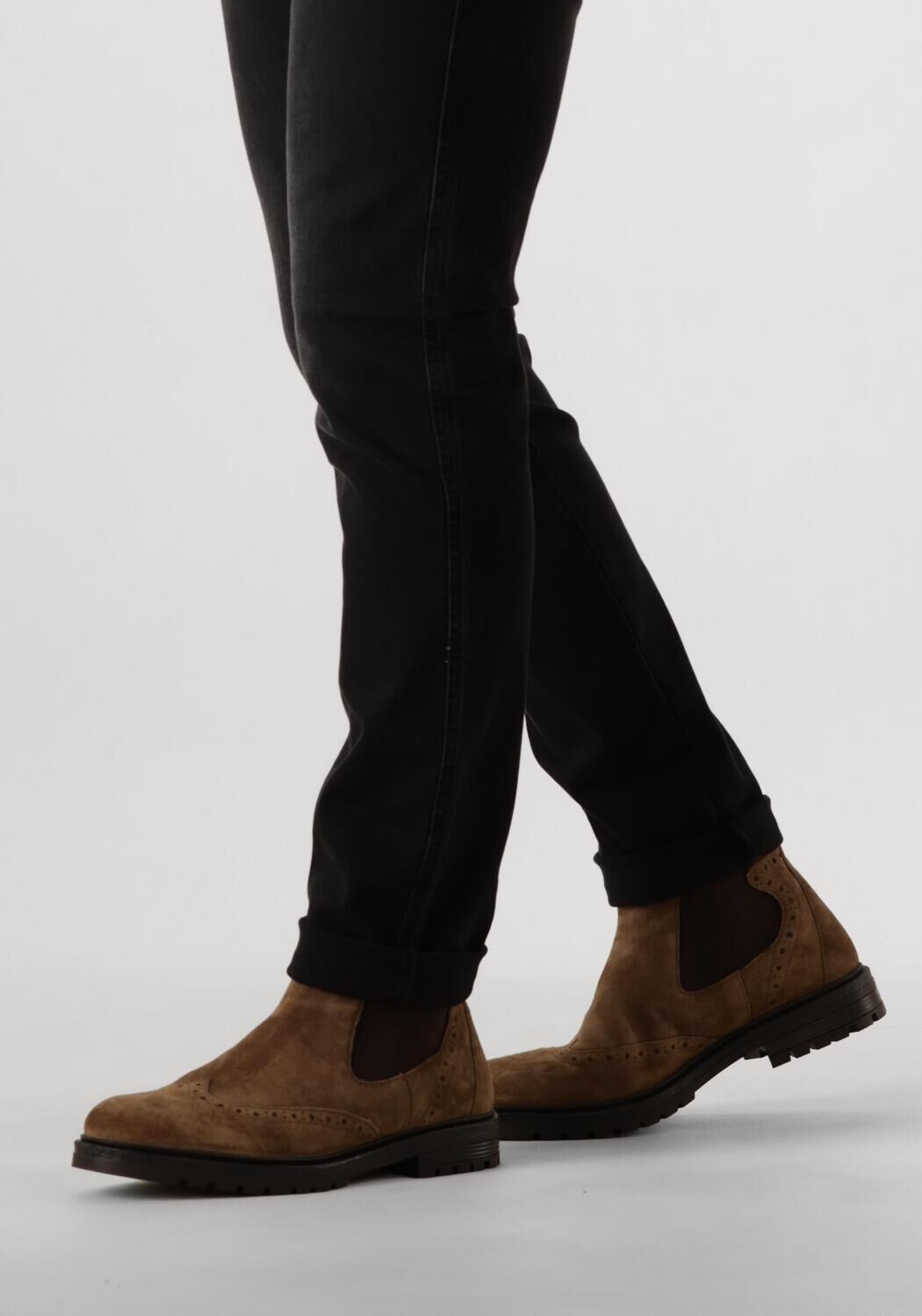 Beige MAZZELTOV Chelsea Boots P-50301 - large