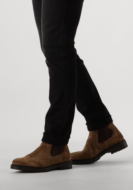 Beige MAZZELTOV Chelsea Boots P-50301 - large