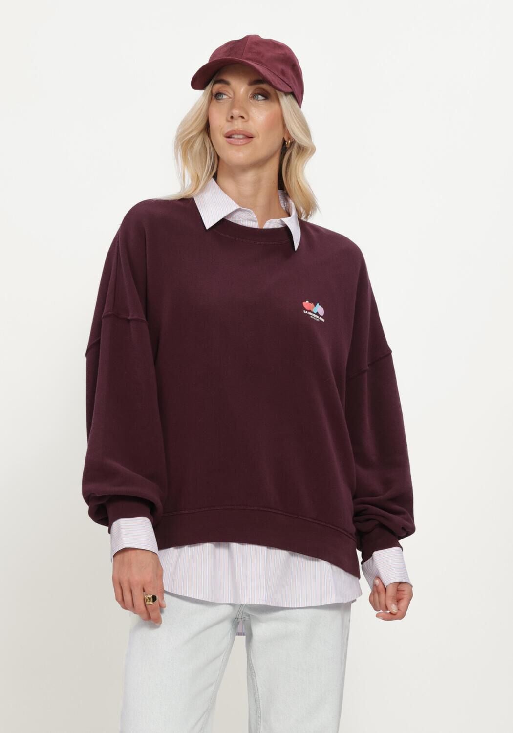 Braune AMERICAN VINTAGE Sweatshirt ATUBAY - large