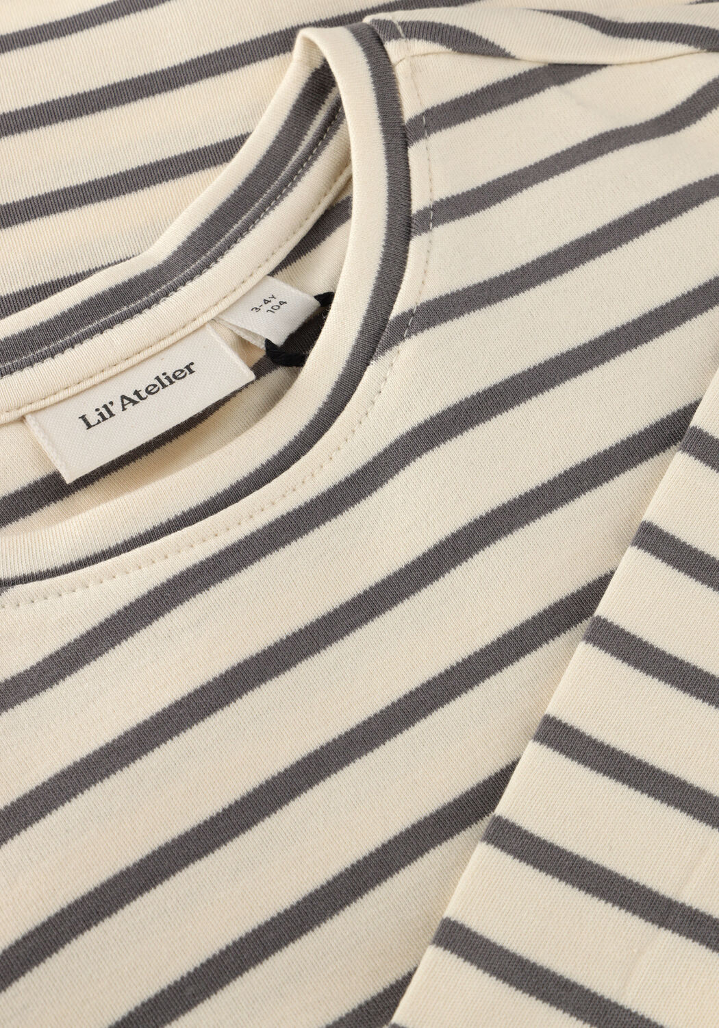 Mehrfarbige/Bunte LIL' ATELIER Polo-Shirt NMMLIMIA LS LOOSE TOP LIL - large