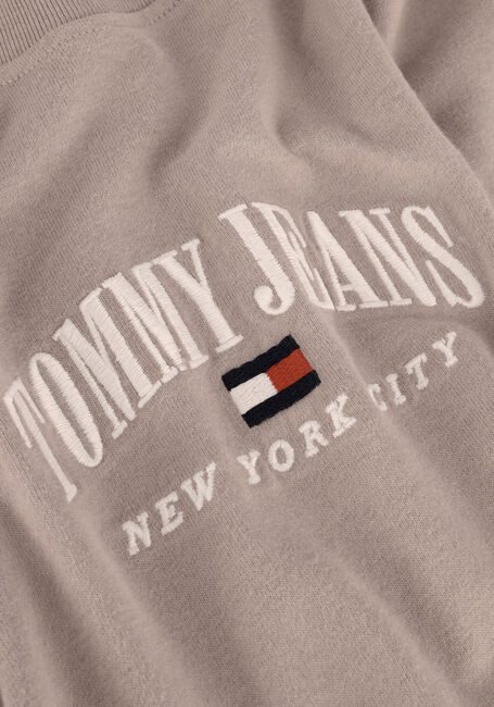 Beige TOMMY JEANS T-shirt TJM CLSC SMALL VARSITY TEE - large