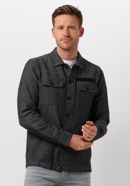 Schwarze PME LEGEND Hemden LONG SLEEVE SHIRT CTN 2TONE FLANNEL TWILL - large