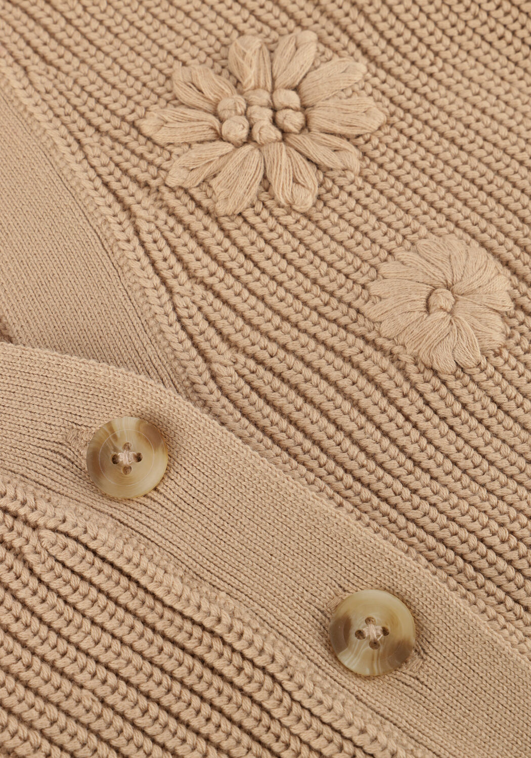 Beige DAILY7 Gilet KNITTED GILET - large